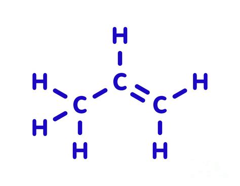 lewis structure of propene